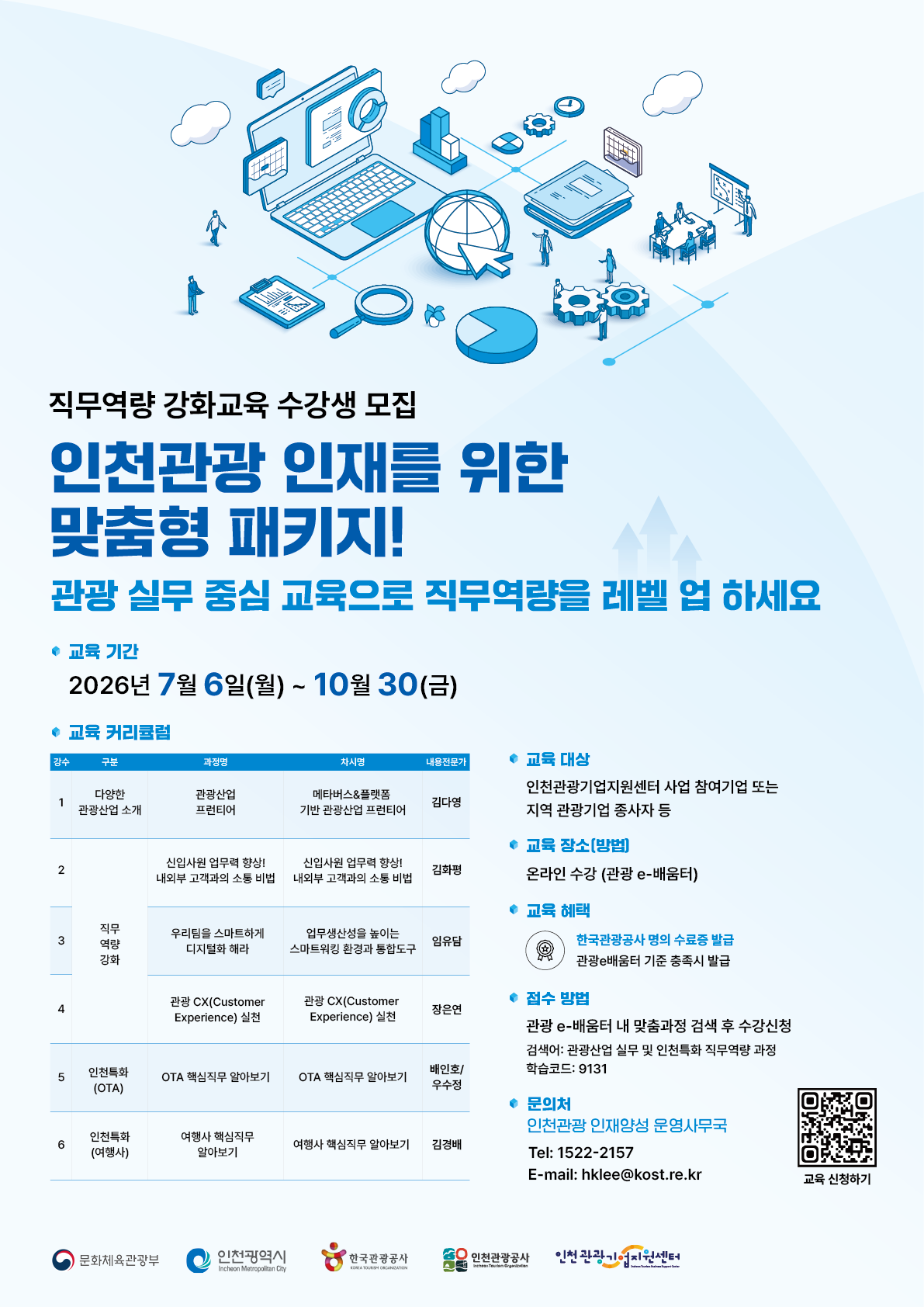 2026 인천관광 인재 맞춤형 패키지